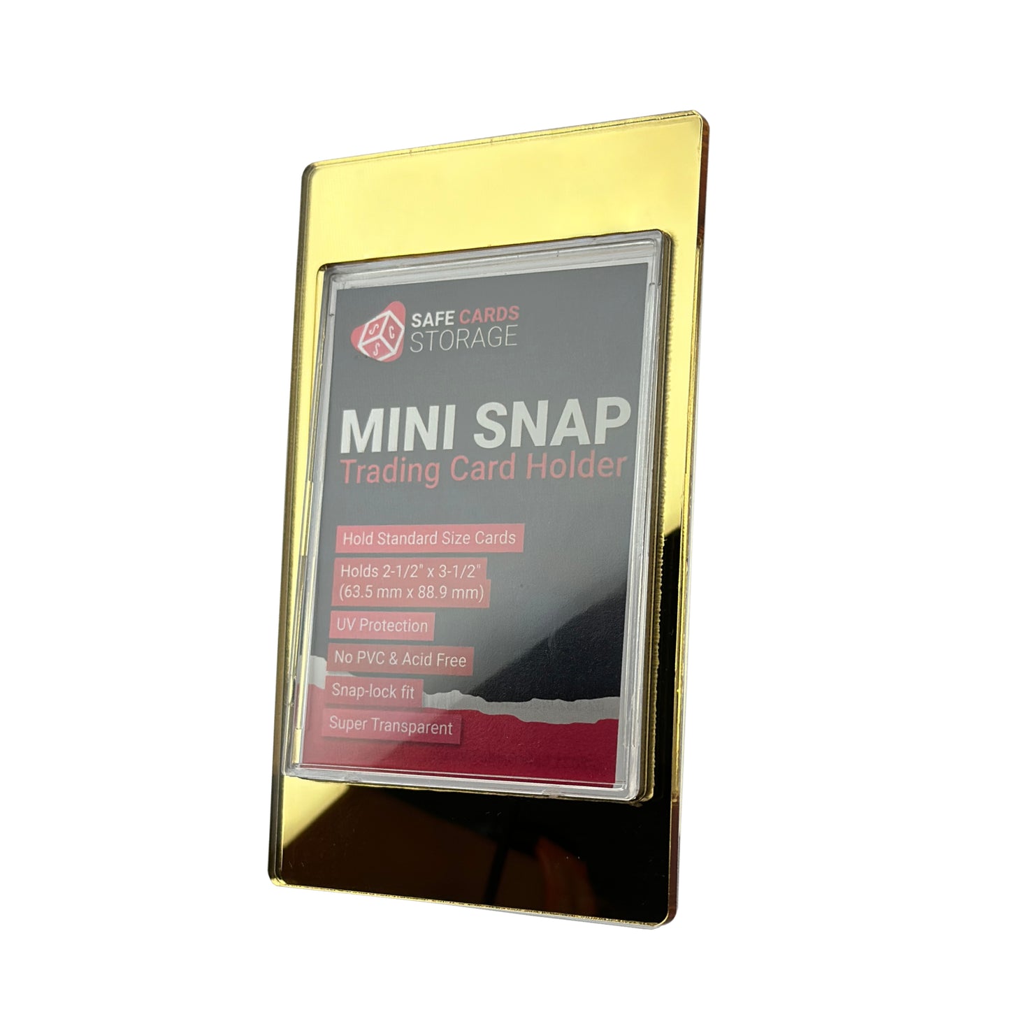 Mirror Gold Mini Snap Insert for PSA Slabmags - INS_PSA_MINI_GOL