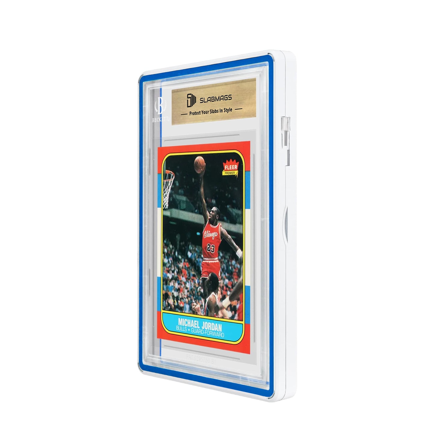 Color Glass Series BGS Standard - White with Blue Glass - SM-BGS-WHT-BLU