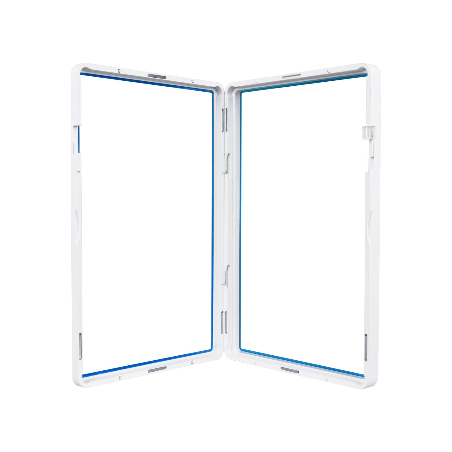 Color Glass Series BGS Standard - White with Blue Glass - SM-BGS-WHT-BLU