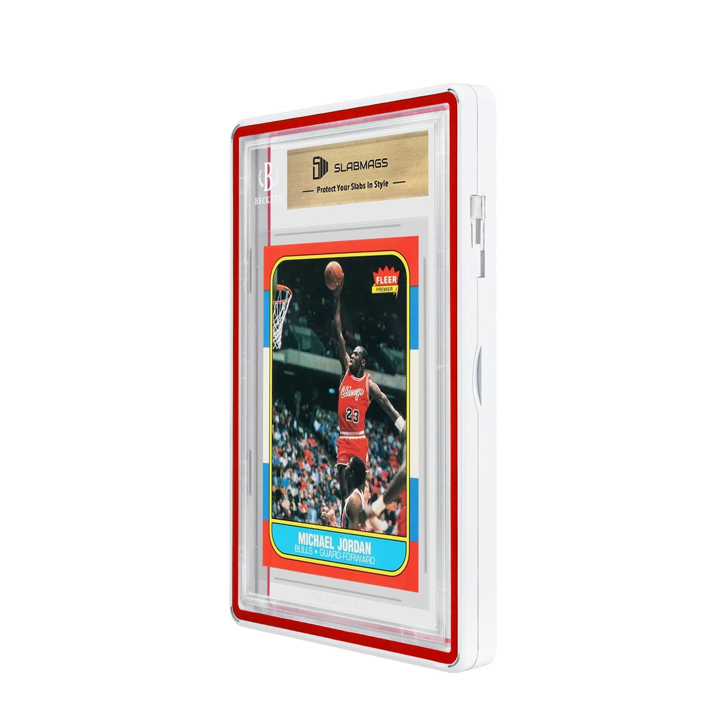 Color Glass Series BGS Standard - White with Red Glass - SM-BGS-WHT-R
