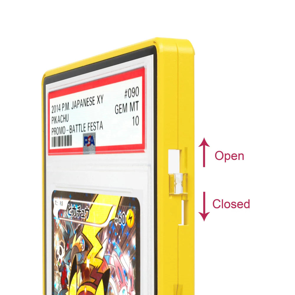 Standard PSA Slabmags Case - Matte Exotic Yellow (Compatible With Standard CGC, CSG & AGS Slabs)