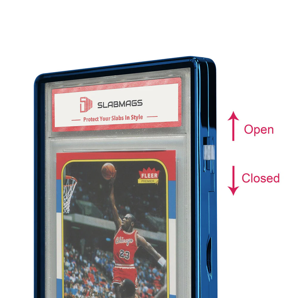 Standard PSA Slabmags Case - Metallic Blue (Compatible With Standard CGC, CSG & AGS Slabs)
