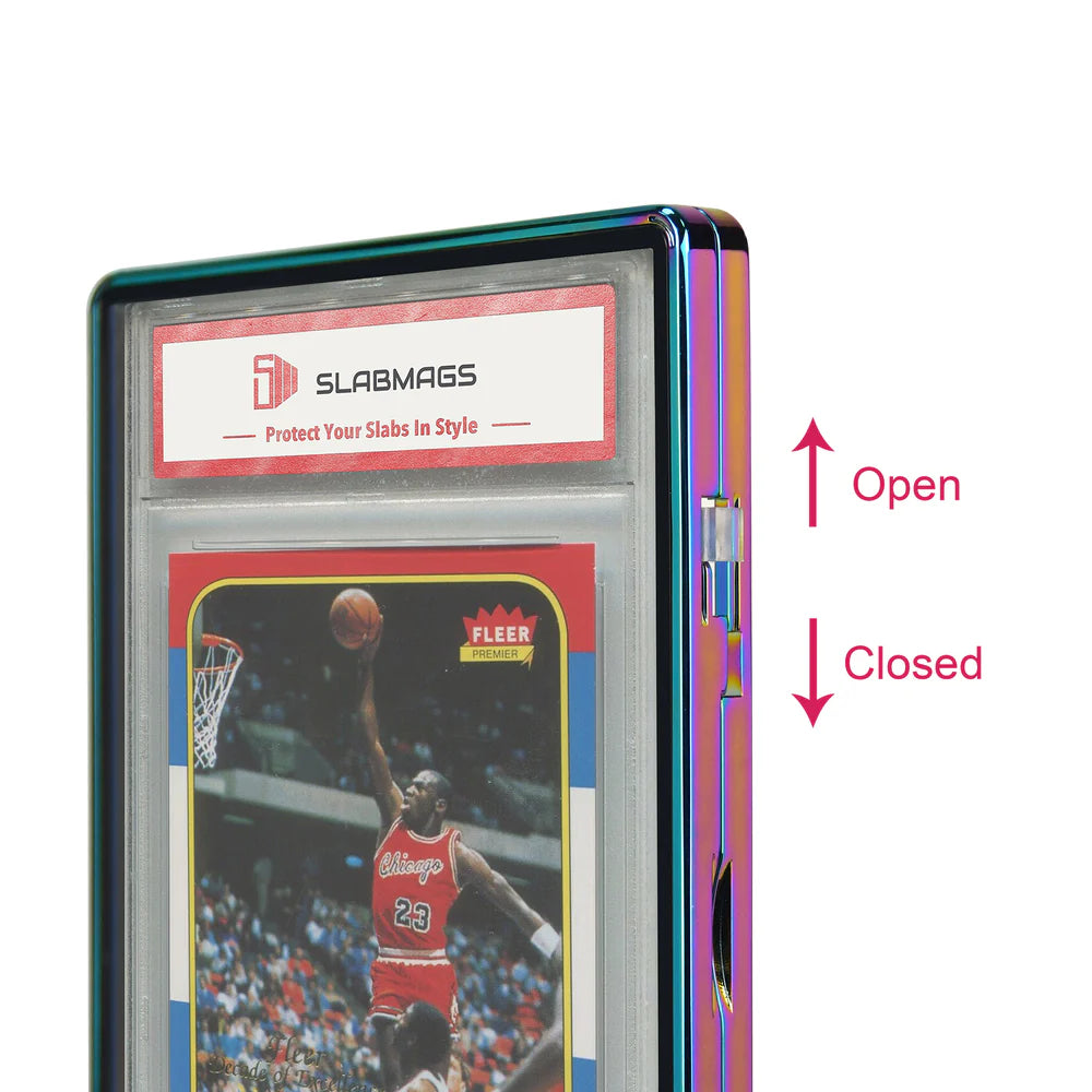 Standard PSA Slabmags Case - Metallic Rainbow (Compatible With Standard CGC, CSG & AGS Slabs)