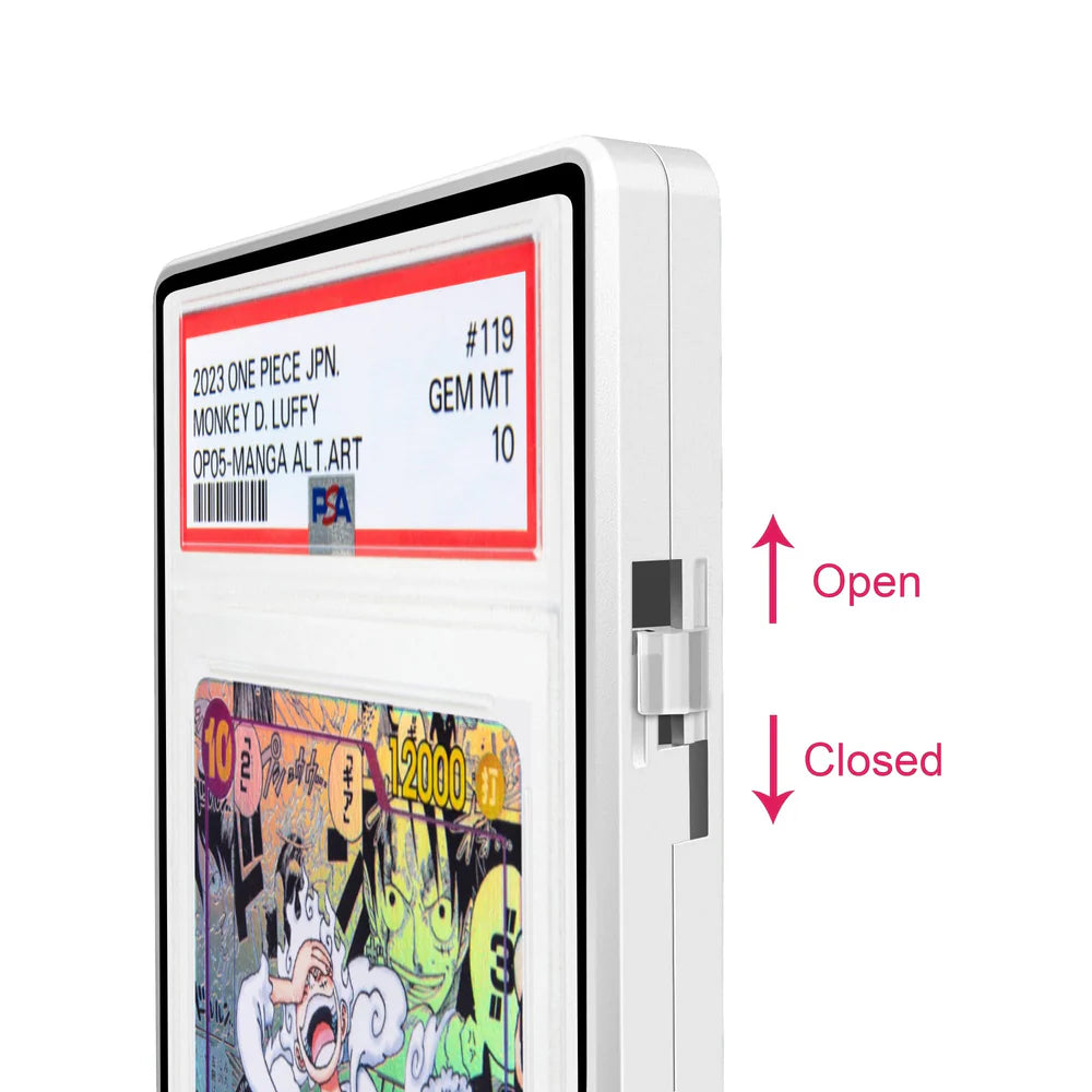 Standard PSA Slabmags Case - Matte White (Compatible With Standard CGC, CSG & AGS Slabs)