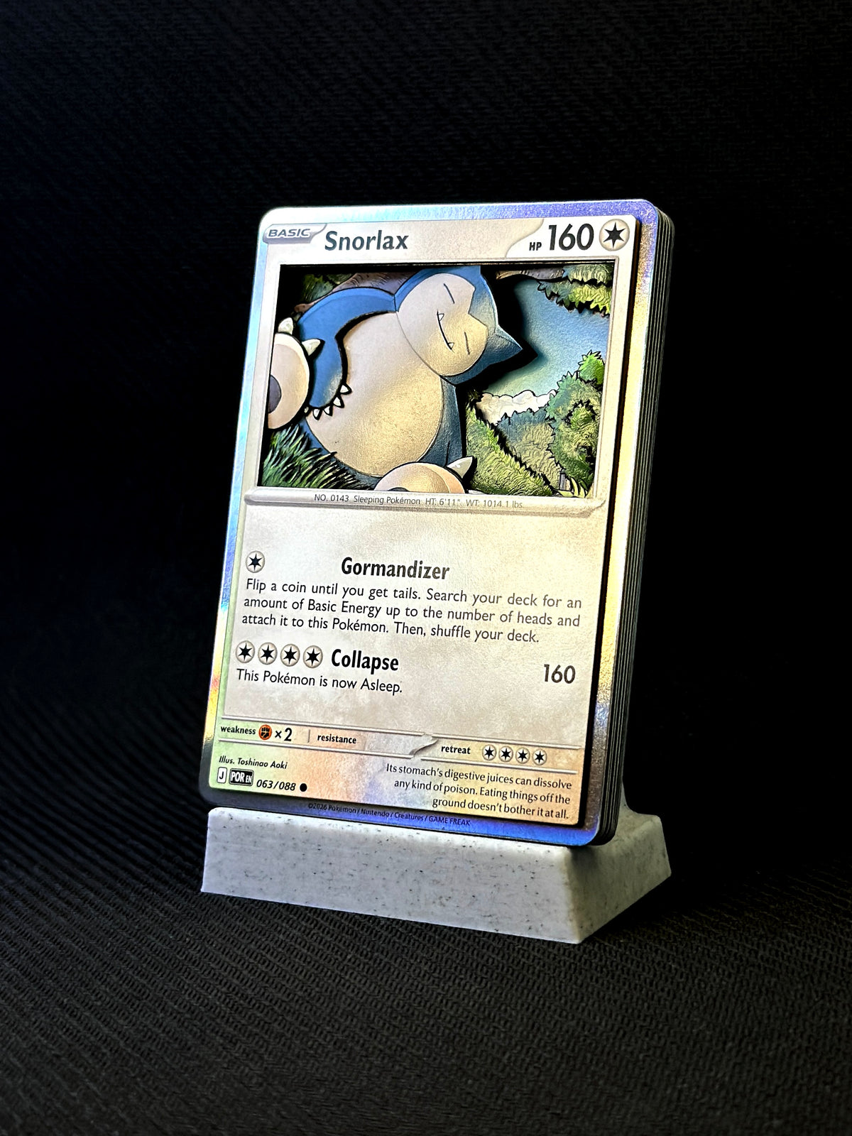 Snorlax Shadowbox Limited/5