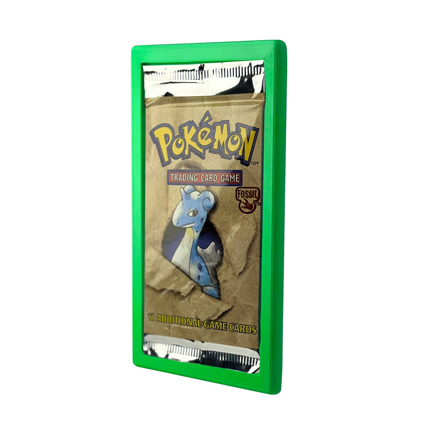 Green Wax Pack Insert for PSA Slabmags - INS_PSA_WAX_GRE_3DP