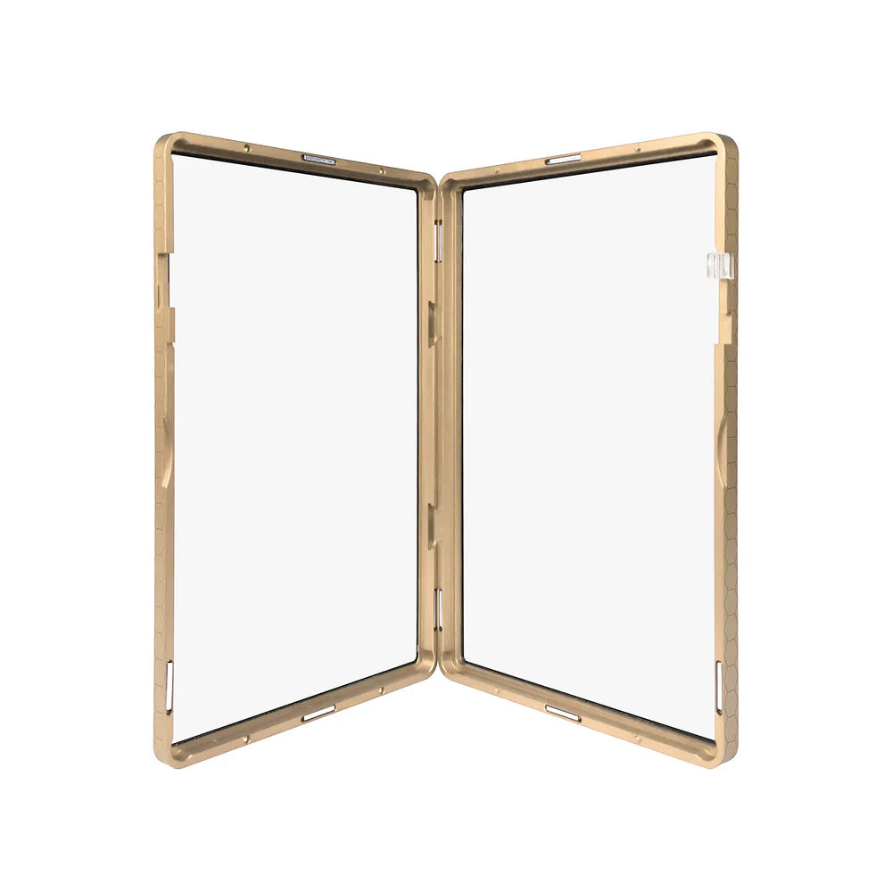 Etched Series Medium BGS Slabmags Case - Snakeskin Gold