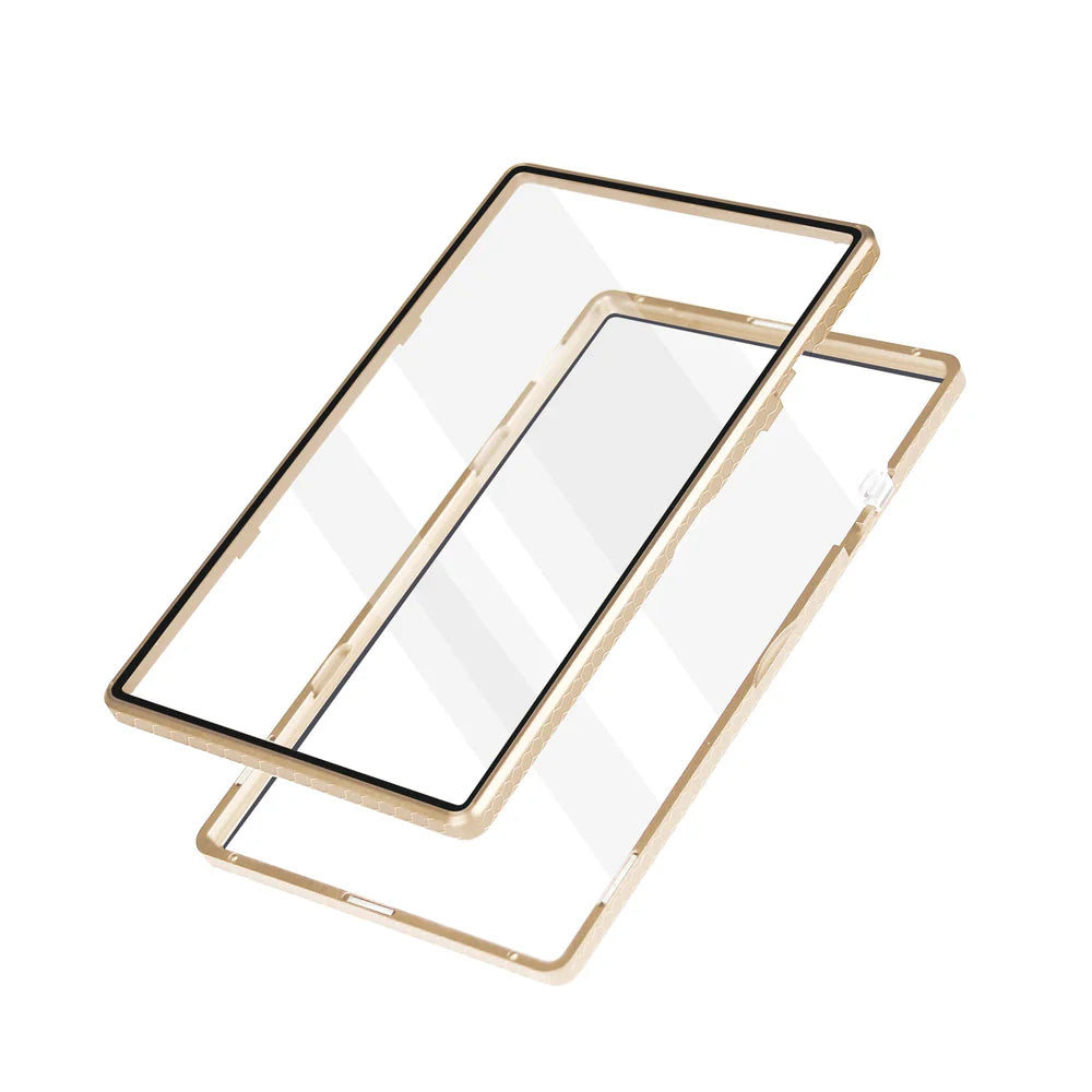Etched Series Medium BGS Slabmags Case - Snakeskin Gold