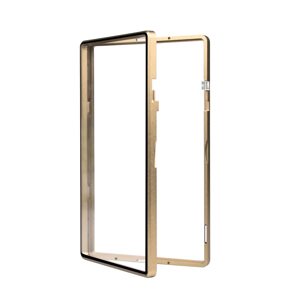 Etched Series Medium BGS Slabmags Case - Snakeskin Gold