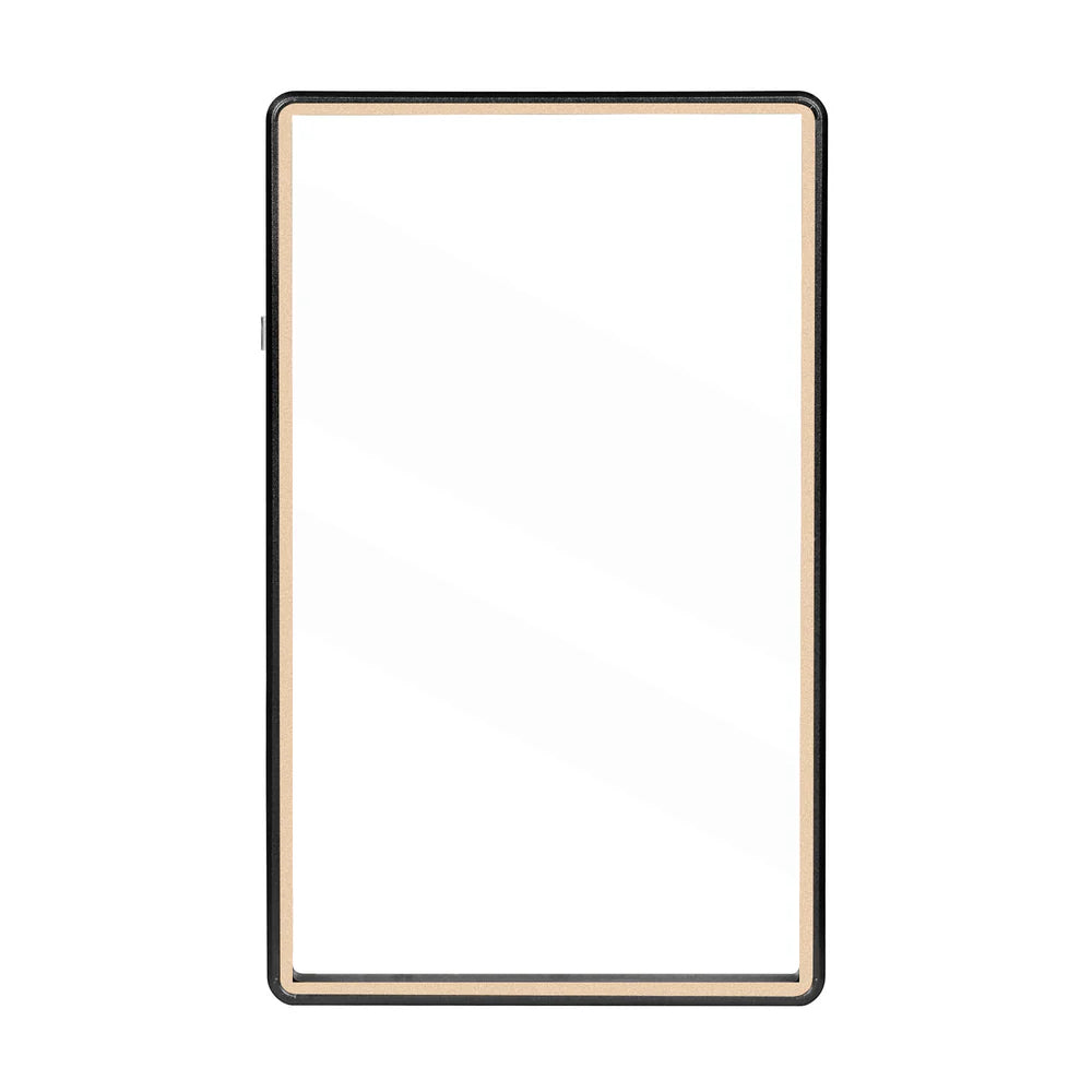 Color Glass Series Standard PSA Slabmags Case - Matte Black With Gold Glass Border