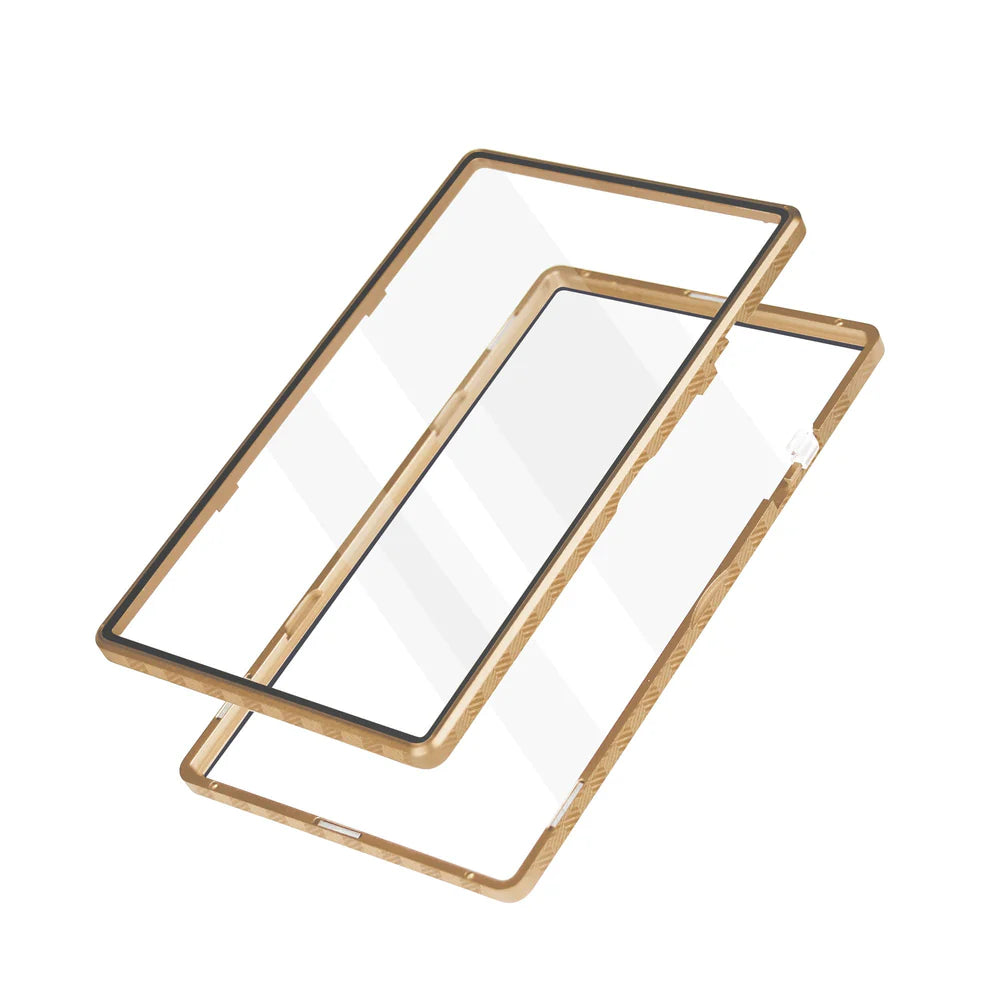 Etched Series Standard PSA Slabmags Case - Checkered Gold