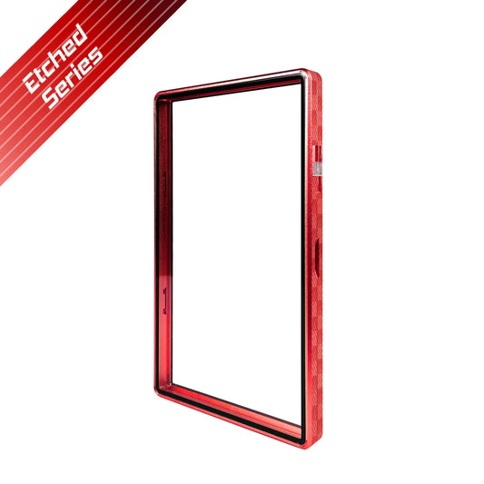 Etched Series Standard PSA Slabmags - Checkered Red - SM-PSA-ET-CK-RED