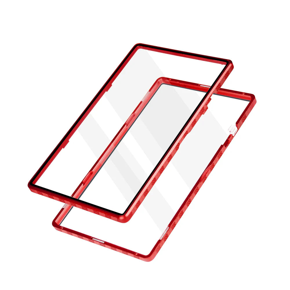Etched Series Standard PSA Slabmags - Checkered Red - SM-PSA-ET-CK-RED