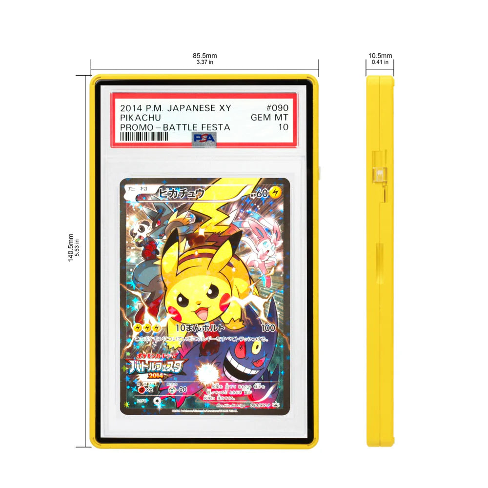 Standard PSA Slabmags Case - Matte Exotic Yellow (Compatible With Standard CGC, CSG & AGS Slabs)