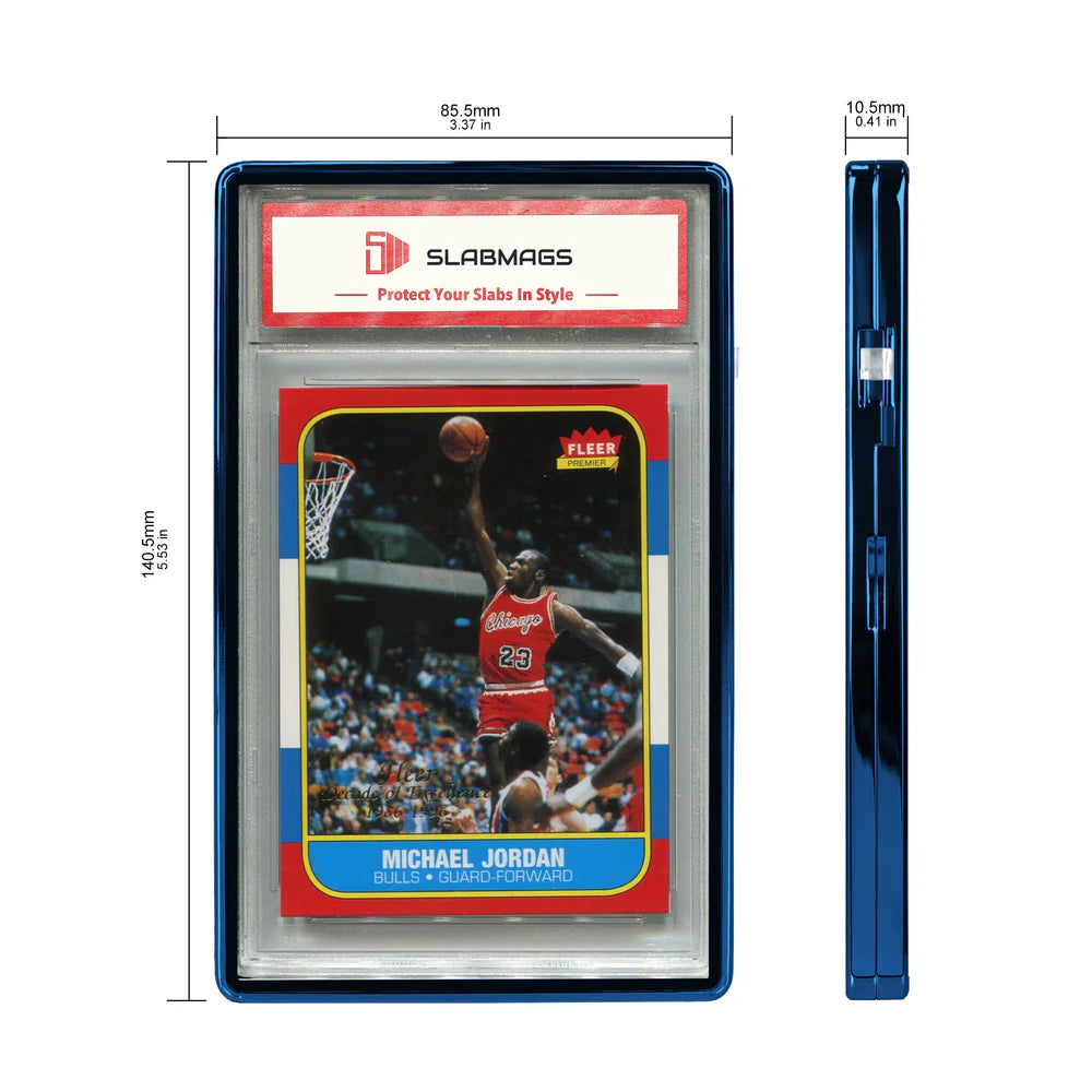 Standard PSA Slabmags Case - Metallic Blue (Compatible With Standard CGC, CSG & AGS Slabs)