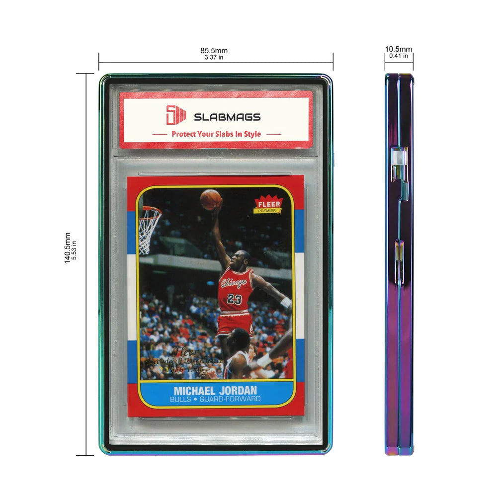 Standard PSA Slabmags Case - Metallic Rainbow (Compatible With Standard CGC, CSG & AGS Slabs)