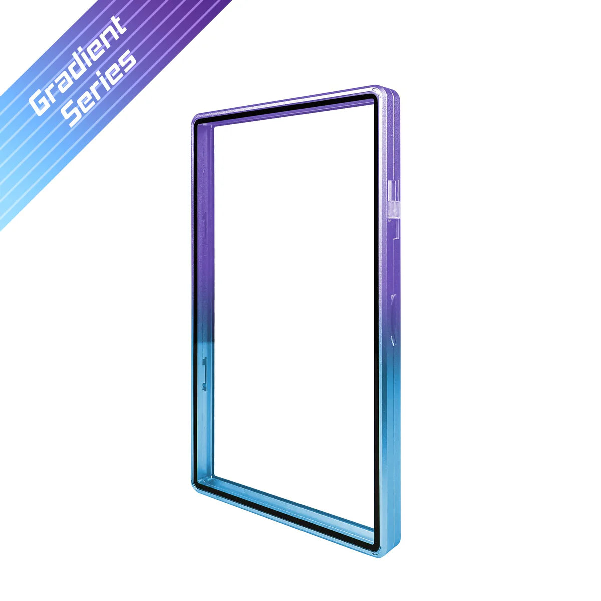 Gradient Series Standard PSA Slabmags Case - Top Purple, Bottom Aqua Blue