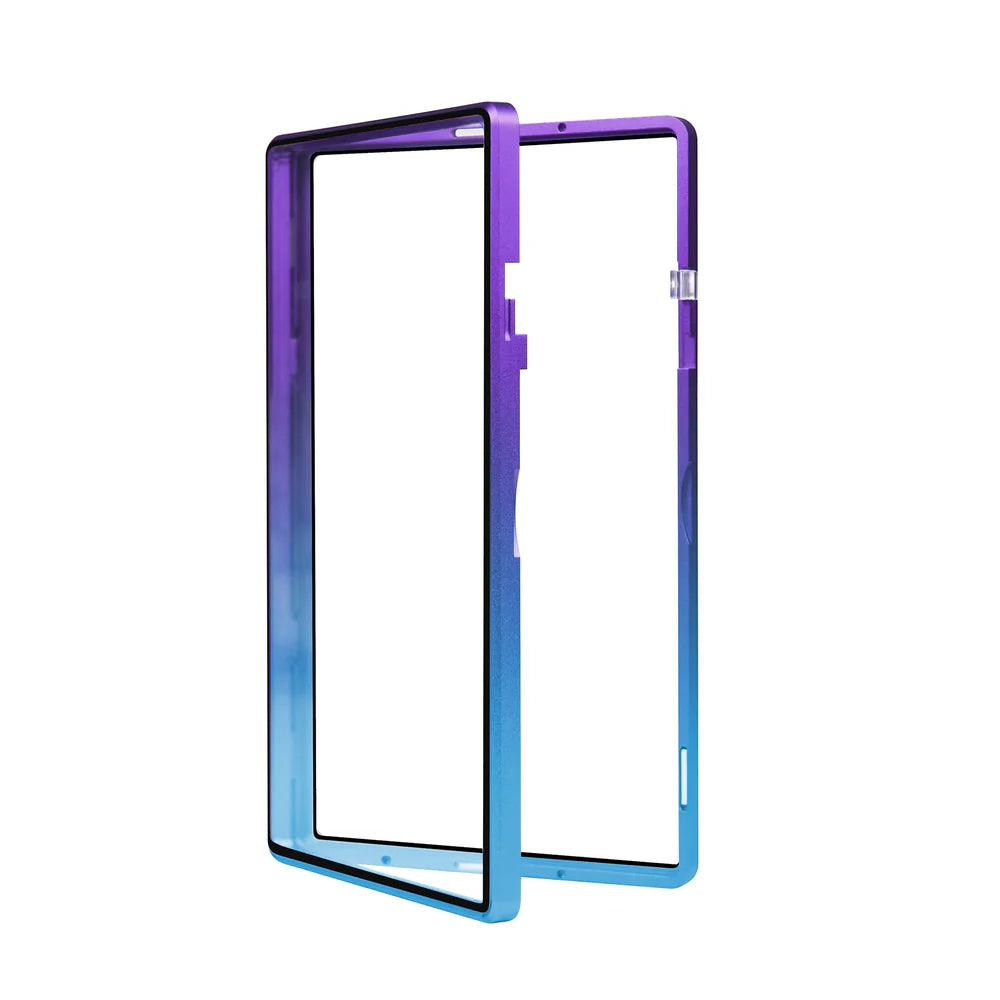 Gradient Series Standard PSA Slabmags Case - Top Purple, Bottom Aqua Blue